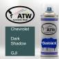 Preview: Chevrolet, Dark Shadow, GJI: 400ml Sprühdose, von ATW Autoteile West.